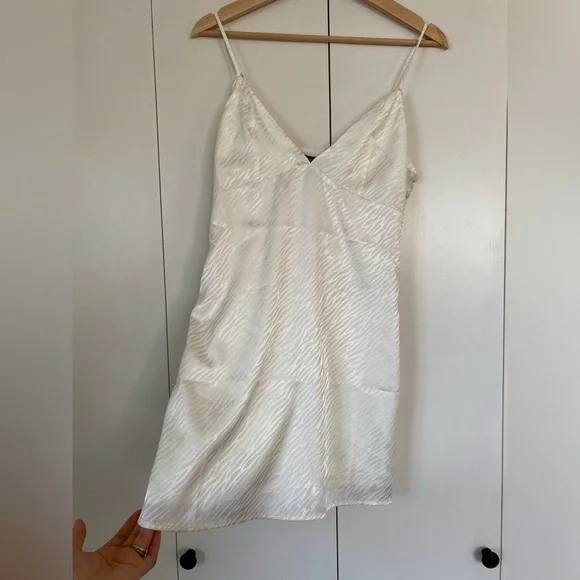 one shoulder white dress mini ELENA One Shoulder Floral Mini Dress